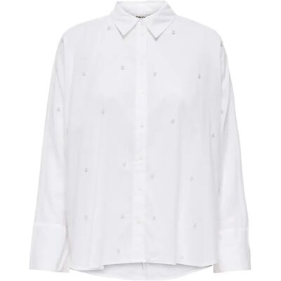 Damenhemd Only New Lina Grace Blanc L Femme Damenhemd Only New Lina Grace Blanc L Femme