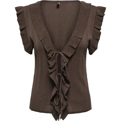 Damenbluse Only Nelly Marron L Femme Damenbluse Only Nelly Marron L Femme