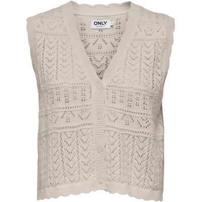V-Ausschnitt-Weste Damen Only Irina Gris XS Femme V-Ausschnitt-Weste Damen Only Irina Gris XS Femme