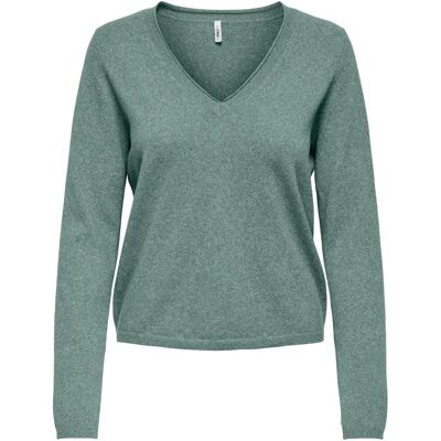 Damen V-Ausschnitt Pulli Only Loyal Vert S Femme Damen V-Ausschnitt Pulli Only Loyal Vert S Femme