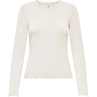 T-Shirt Only Virro O-neck Blanc M Femme T-Shirt Only Virro O-neck Blanc M Femme