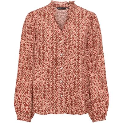 Langarmshirt Damen Only Raya Orange M Femme Langarmshirt Damen Only Raya Orange M Femme