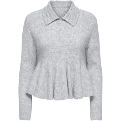 Polo-Pullover Damen Only Sofia Gris XS Femme Polo-Pullover Damen Only Sofia Gris XS Femme