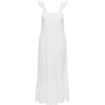 Langes ärmelloses Kleid, Damen Only Thyra May Blanc XS Femme Langes ärmelloses Kleid, Damen Only Thyra May Blanc XS Femme