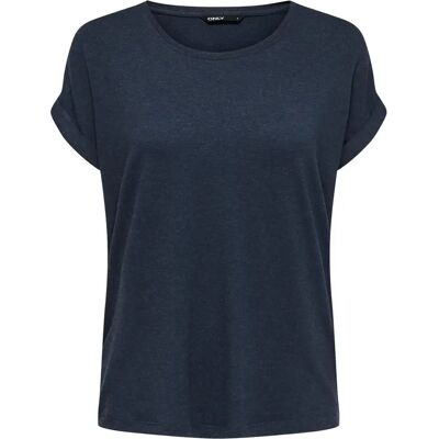 T-Shirt mit Rundhalsausschnitt, Damen Only Moster Bleu S Femme T-Shirt mit Rundhalsausschnitt, Damen Only Moster Bleu S Femme