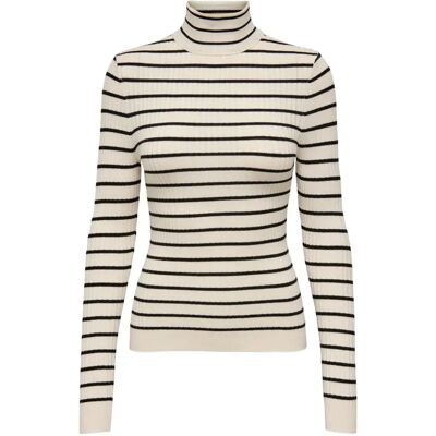 Rollkragenpullover Frau Only Karol Blanc L Femme Rollkragenpullover Frau Only Karol Blanc L Femme