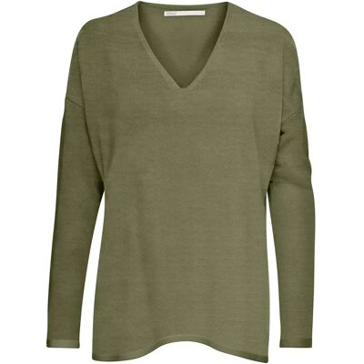 Pullover mit V-Ausschnitt Frau Only Onlamalia Vert XS Femme Pullover mit V-Ausschnitt Frau Only Onlamalia Vert XS Femme
