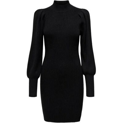 Kleid mit langen Ärmeln stricken Frau Only Onlkatia Noir S Femme Kleid mit langen Ärmeln stricken Frau Only Onlkatia Noir S Femme