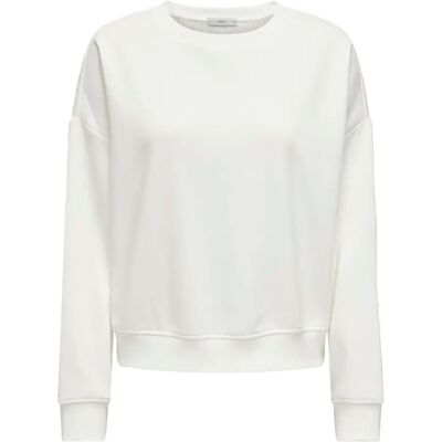 Sweatshirt Oversize Damen Only Sweat Life Blanc XL Femme Sweatshirt Oversize Damen Only Sweat Life Blanc XL Femme