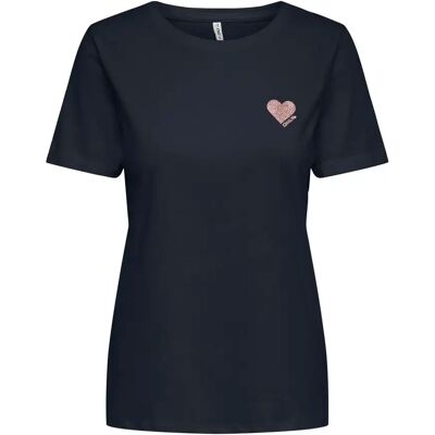 T-Shirt Only Kita Life Bleu XL Femme T-Shirt Only Kita Life Bleu XL Femme