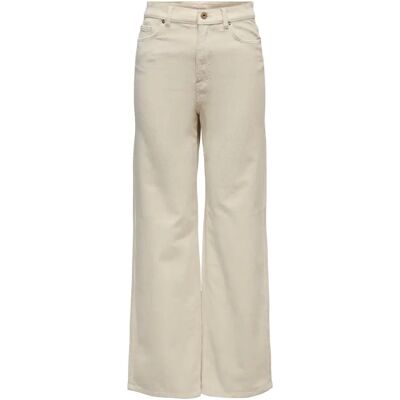 Weite Cordhose Frau Only Onlhope global Blanc 38x32 Femme Weite Cordhose Frau Only Onlhope global Blanc 38x32 Femme