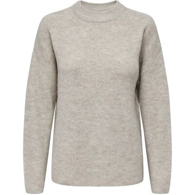 Pullover mit Rundhalsausschnitt Frau Only Camilla Blanc S Femme Pullover mit Rundhalsausschnitt Frau Only Camilla Blanc S Femme