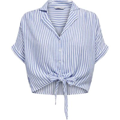 Gewebte Bluse Frau Only Paula Life Blanc S Femme Gewebte Bluse Frau Only Paula Life Blanc S Femme