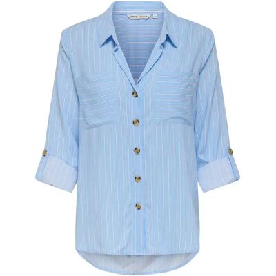 Damenhemd Only Yasmin Bleu M Femme Damenhemd Only Yasmin Bleu M Femme
