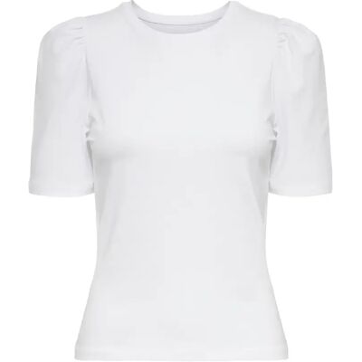 T-Shirt Frau Only JRS Live Love Blanc XL Femme T-Shirt Frau Only JRS Live Love Blanc XL Femme