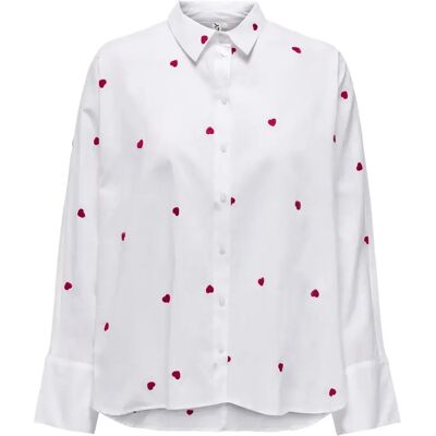 Langarmshirt Frau Only New Lina Grace Blanc L Femme Langarmshirt Frau Only New Lina Grace Blanc L Femme