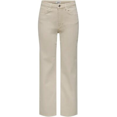Jeans breite hohe Taille Damen Only Juicy Rea Blanc 26x32 Femme Jeans breite hohe Taille Damen Only Juicy Rea Blanc 26x32 Femme