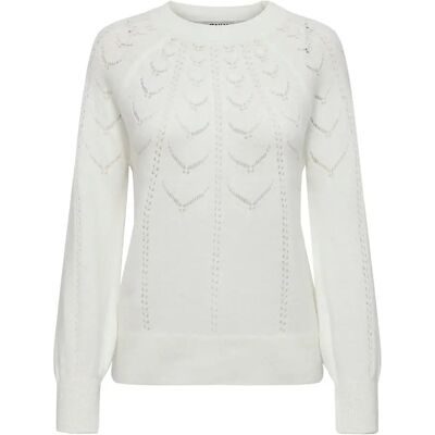 Pullover mit O-Kragen Frau Only Onlmikany Beige L Femme Pullover mit O-Kragen Frau Only Onlmikany Beige L Femme