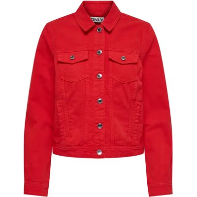 Jeansjacke Damen Only Onltia Colored Rouge 36 Femme Jeansjacke Damen Only Onltia Colored Rouge 36 Femme