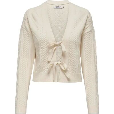 Strickjacke, Damen Only Fia String CA Beige S Femme Strickjacke, Damen Only Fia String CA Beige S Femme