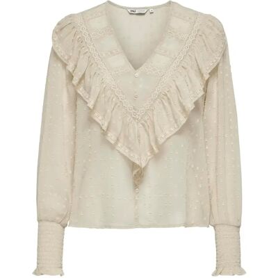 Damenbluse Only Leanor Life Beige XS Femme Damenbluse Only Leanor Life Beige XS Femme