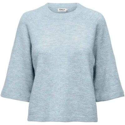 Pullover mit 3/4-Ärmeln, Damen Only Simoni Bleu XS Femme Pullover mit 3/4-Ärmeln, Damen Only Simoni Bleu XS Femme