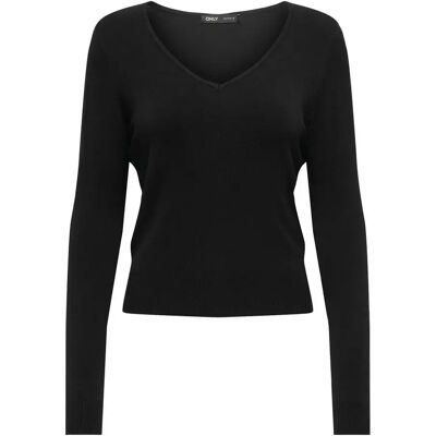 V-Ausschnitt Pulli für Damen Only Venice Noir S Femme V-Ausschnitt Pulli für Damen Only Venice Noir S Femme