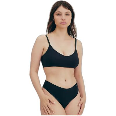 Höschen für Damen Organic Basics Naked Rib Noir XS Femme Höschen für Damen Organic Basics Naked Rib Noir XS Femme
