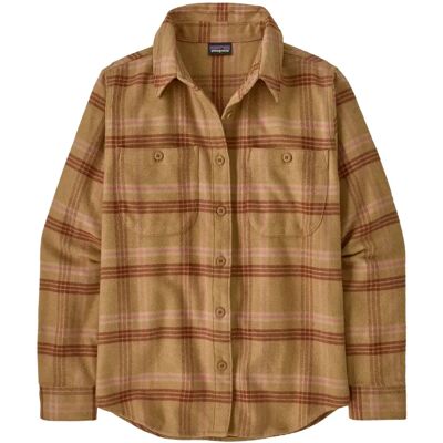 Damenhemd Patagonia Fjord Flannel Beige XL Femme Damenhemd Patagonia Fjord Flannel Beige XL Femme