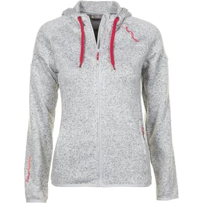 Peak Mountain ATORA/WZ/3 Damen-Fleecejacke - Grau Peak Mountain ATORA/WZ/3 Damen-Fleecejacke - Grau