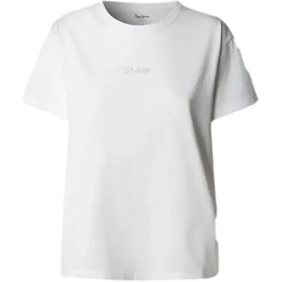 Damen T-Shirt Pepe Jeans Mia Blanc XS Femme Damen T-Shirt Pepe Jeans Mia Blanc XS Femme