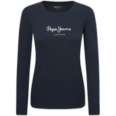 T-Shirt Damen Pepe Jeans New Virginia Ls N Bleu XL Femme T-Shirt Damen Pepe Jeans New Virginia Ls N Bleu XL Femme