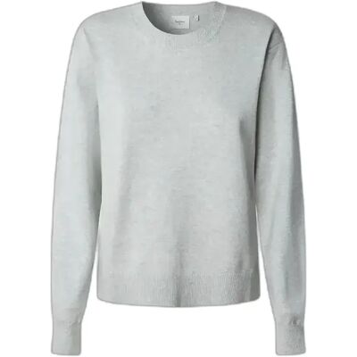 Pullover Damen Pepe Jeans Coraline Gris L Femme Pullover Damen Pepe Jeans Coraline Gris L Femme