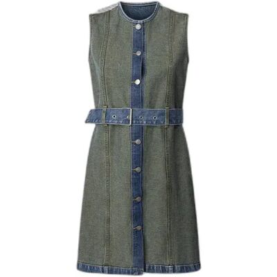 Ärmelloses Jeanskleid Damen Pepe Jeans W11 Rever Bleu XS Femme Ärmelloses Jeanskleid Damen Pepe Jeans W11 Rever Bleu XS Femme