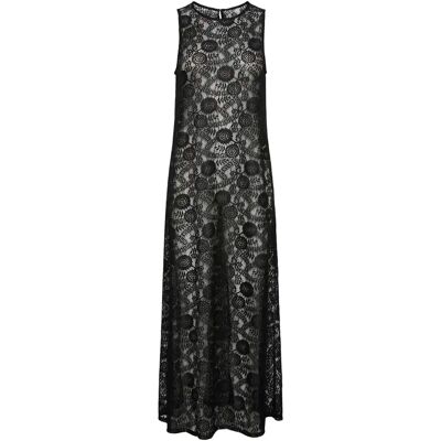 Spitzenkleid Frau Pieces Olline Noir M Femme Spitzenkleid Frau Pieces Olline Noir M Femme