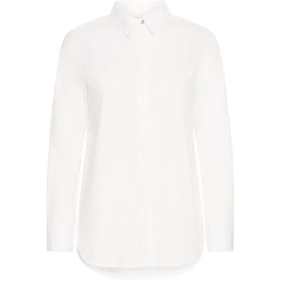 Langarm-Bluse Damen Pulz Jeans Elna Blanc M Femme Langarm-Bluse Damen Pulz Jeans Elna Blanc M Femme