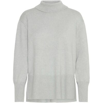 Pullover mit Rollkragen Damen Pulz Jeans Steffi Gris 2XL Femme Pullover mit Rollkragen Damen Pulz Jeans Steffi Gris 2XL Femme