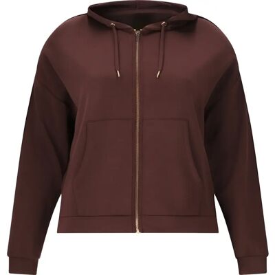 Kapuzenjacke Q Sportswear Tiamo Marron 42 Femme Kapuzenjacke Q Sportswear Tiamo Marron 42 Femme