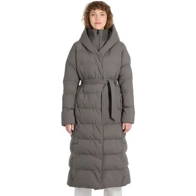 Lange Daunenjacke Damen Ragwear Niani Gris M Femme Lange Daunenjacke Damen Ragwear Niani Gris M Femme