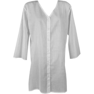 Langarmshirt Damen Red Point Sofia Blanc L Femme Langarmshirt Damen Red Point Sofia Blanc L Femme