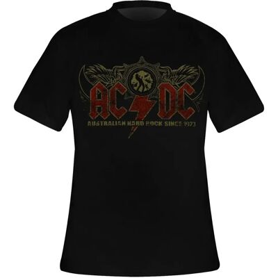 T-Shirt Rock à Gogo Ac/dc - Oz Rock Noir XL Homme T-Shirt Rock à Gogo Ac/dc - Oz Rock Noir XL Homme