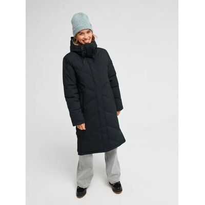 Lange Daunenjacke Damen Roxy Ellie Noir M Femme Lange Daunenjacke Damen Roxy Ellie Noir M Femme