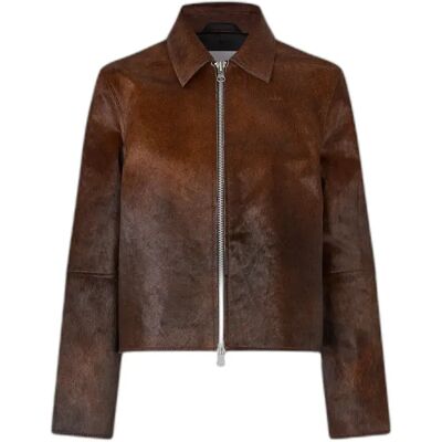 Damen Lederjacke Samsoe Samsoe Salylo Marron M Femme Damen Lederjacke Samsoe Samsoe Salylo Marron M Femme