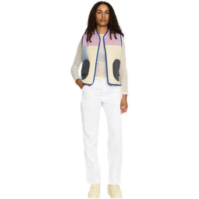 Damen-Daunenjacke Selfhood Quited Patchwork Violet XS Femme Damen-Daunenjacke Selfhood Quited Patchwork Violet XS Femme