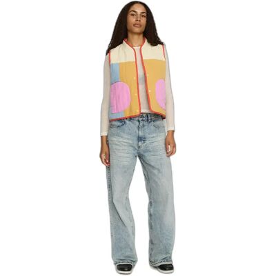 Damen-Daunenjacke Selfhood Quited Patchwork Blanc S Femme Damen-Daunenjacke Selfhood Quited Patchwork Blanc S Femme