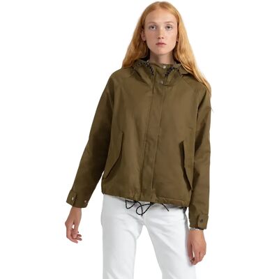 Kurze A-Linien-Parka für Frauen Selfhood Vert M Femme Kurze A-Linien-Parka für Frauen Selfhood Vert M Femme