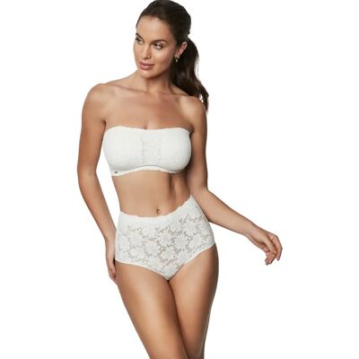 Höschen mit hoher Taille, Damen Selmark One and Lace Mariage Blanc L Femme Höschen mit hoher Taille, Damen Selmark One and Lace Mariage Blanc L Femme