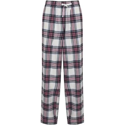 Pyjamahose Damen SF Clothing Tartan Lounge Blanc XS Femme Pyjamahose Damen SF Clothing Tartan Lounge Blanc XS Femme