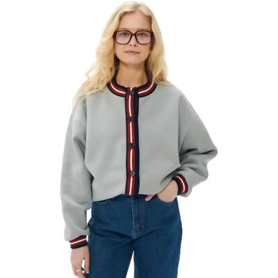 Strickjacke, Damen She is Sunday Moonlight Gris XL Femme Strickjacke, Damen She is Sunday Moonlight Gris XL Femme