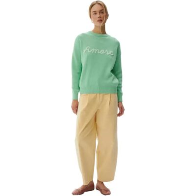 Pullover Damen She is Sunday Sadie Vert XL/2XL Femme Pullover Damen She is Sunday Sadie Vert XL/2XL Femme